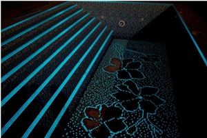 Glass Swimming Pool Mosaic