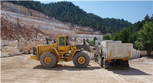 Perla Bianca Limestone Blocks, Turkey White Limestone Perla Bianca Limestone Blocks, Turkey White Limestone