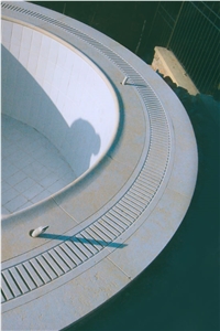 Limestone Pool Coping, Kormos Ioannina Beige Limestone Pool Coping, Pavers