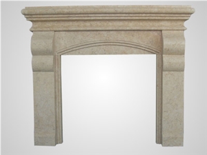 Black Granite Fireplace