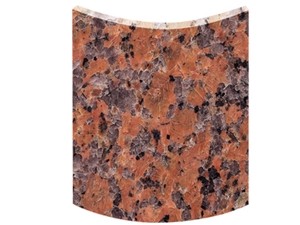 Granite Column Panel, G562 Red Granite Column