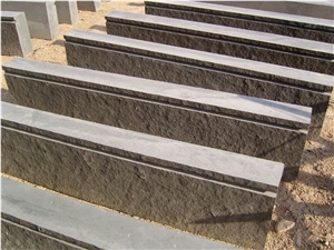 Mongolia Black Kerbstone, Black Basalt Kerbstone