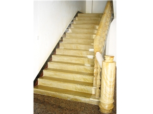 Yellow Granite Stairs