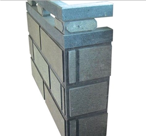 Stone Gate Post, Grey Granite Gate Post