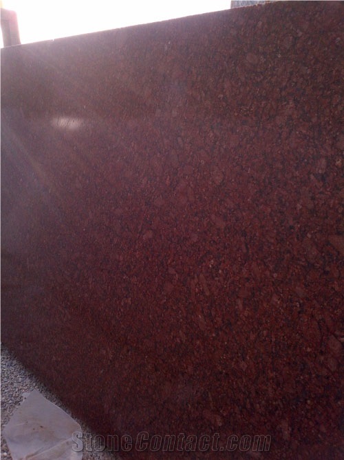 New Imperial Red Granite Slab, India Red Granite
