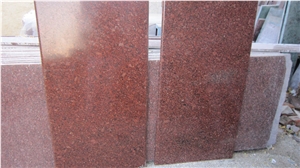 New Imperial Red Granite Slab, India Red Granite