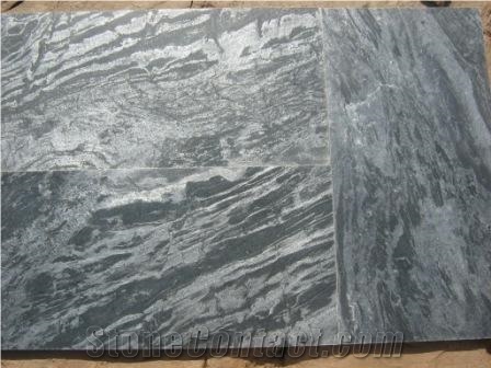 Silver Gray Slate Slabs, India Grey Slate