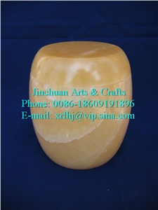 Lowest Price Marble Cremation Urn (DGMHY-22x23), Mi-Huang-Yu Yellow Marble Cremation Urn