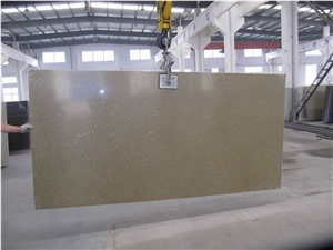 Green Multicolor Quartz Slab