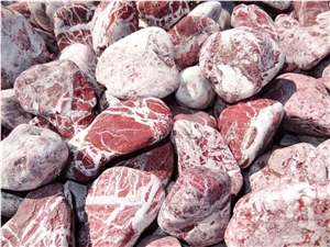 Red and Green Pebbles