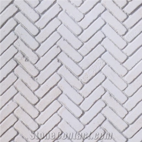 External Paving - Shaped and Unshaped., Vratza Beige Limestone Cobble, Pavers