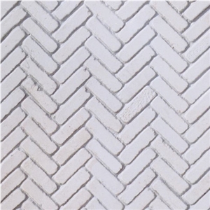 External Paving - Shaped and Unshaped., Vratza Beige Limestone Cobble, Pavers