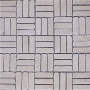 External Paving - Shaped and Unshaped., Vratza Beige Limestone Cobble, Pavers
