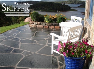 Slate Flagstone Pavement, Driveways, Glava Skiffer Grey Slate