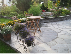 Slate Flagstone Pavement, Driveways, Glava Skiffer Grey Slate