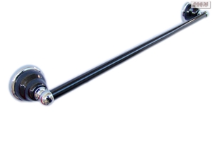 24 Inch Granite Single Towel Bars Stone Rod,Absolute Black Granite Bath Accessories
