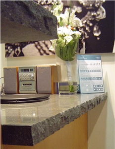 Polished Porphyry Countertops, Porfido Sarentino Grigio Grey Granite
