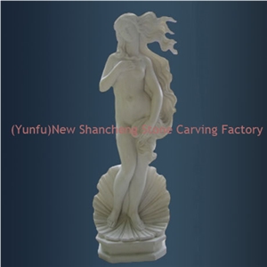 Marble Western Sculpture/Statue, White Marble Sculpture