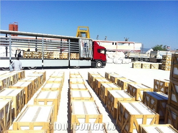 Camellia Gold, Burdur Beige Marble Slabs
