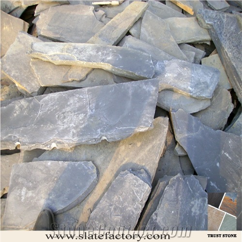 Black Slate Flagstone Flooring