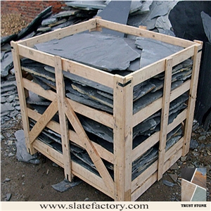 Black Slate Flagstone Flooring