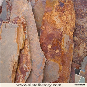 Cheap Price Slate Flagstones, Yellow Slate Flagstones