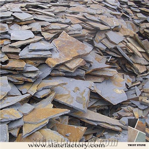 Multicolor Slate Natural Stone Paving