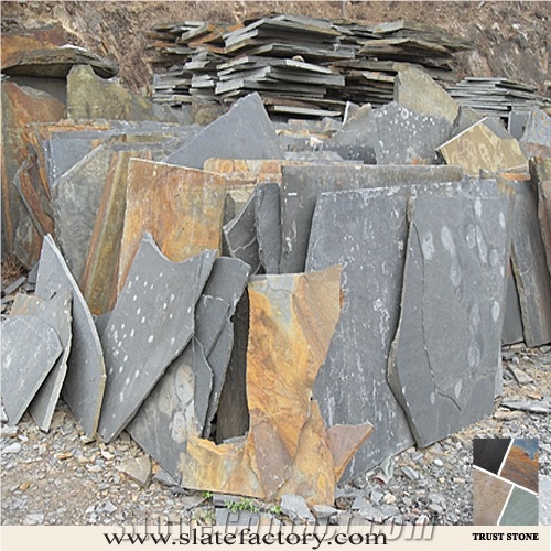 Rust Slate Yorkstone Paving