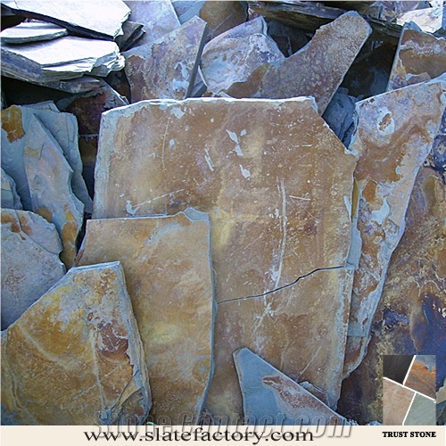 Rust Slate Yorkstone Paving