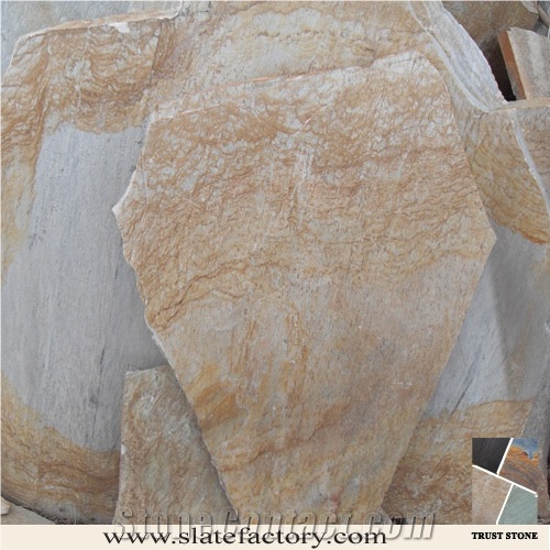 Yellow Quartzite Random Flagstone