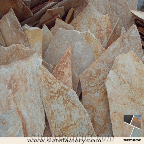Yellow Quartzite Random Flagstone