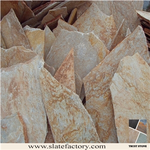 Yellow Quartzite Random Flagstone