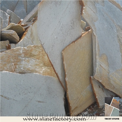 Yellow Quartzite Random Flagstone