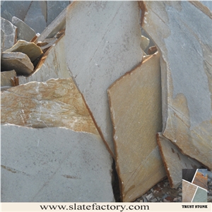 Yellow Quartzite Random Flagstone