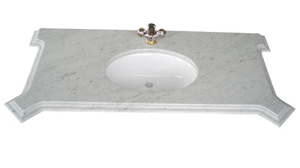 Bianco Carrara White Marble Vanity Top,Italy White Marble Bianco Carrara White Marble Vanity Top,Italy White Marble