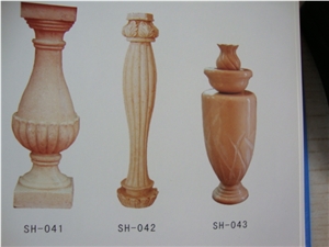 Limestone Balustrade & Railings, Beige Limestone Balustrade