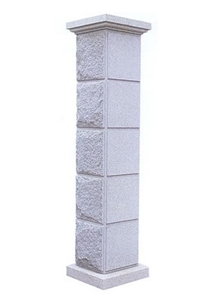 Roma Column, White Granite Roman Column Roma Column, White Granite Roman Column