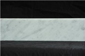 Skirting Bianco Carrara, Bianco Carrara Unito D Marble Slabs Skirting Bianco Carrara, Bianco Carrara Unito D Marble Slabs