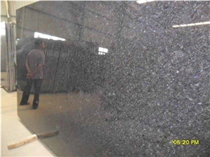 Blue in the Night Granite Slabs, Angola Black Granite