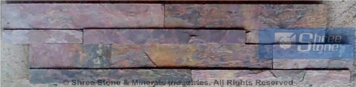 Kund Multi Wall Panel, Kund Multicolor Slate Cultured Stone