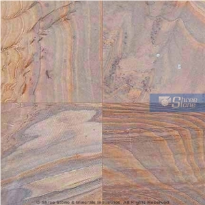 Rainbow Sawn Sand Stone, Sandstone Slabs
