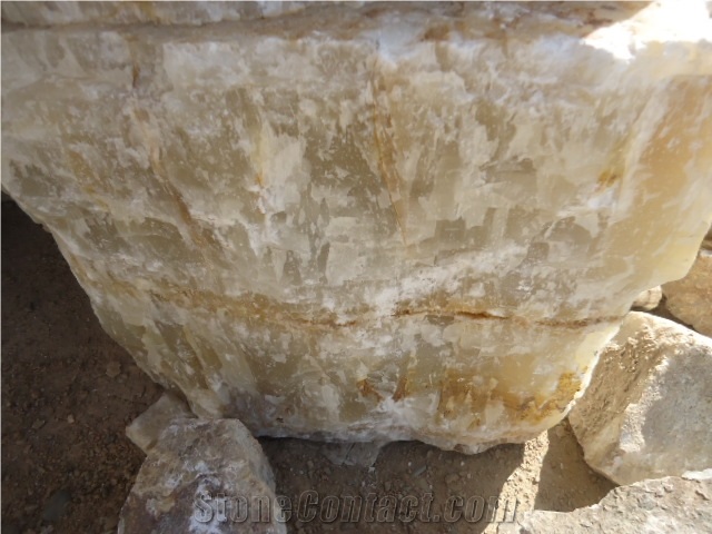 Pakistani Honey Onyx Blocks, Gold Pakistan Onyx Block
