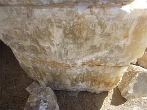 Pakistani Honey Onyx Blocks, Gold Pakistan Onyx Block