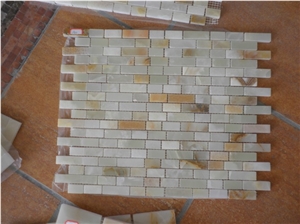 DLStone Onyx Mosaic, White Onyx Mosaic