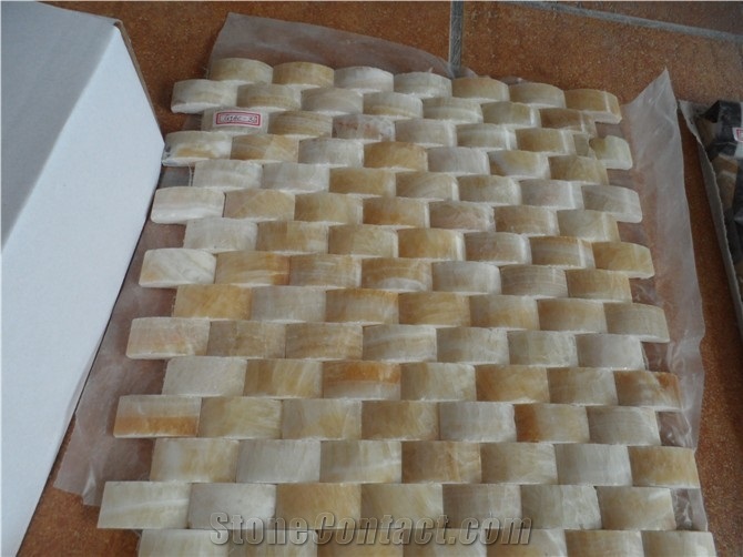 DLStone Onyx Mosaic, Yellow Onyx Mosaic