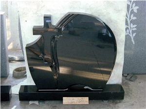 Granite Gravestone and Headstone, Black Granite Gravestone