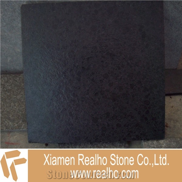 G684 Black Basalt in Leather Surface