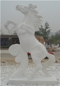 Marble Carving Animail, White Marble Artifacts, Handcrafts