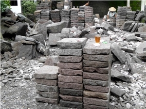 Lava Stone Tile / Slabs / Flooring ( Hand Cut )