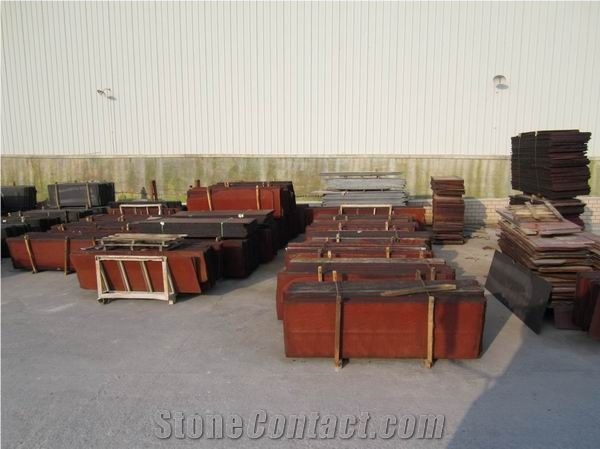 China Dyed Red Granite Slab(low Price)